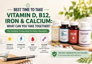 Best Time to Take Vitamin D B12 Iron and Calcium What Can You Take Together